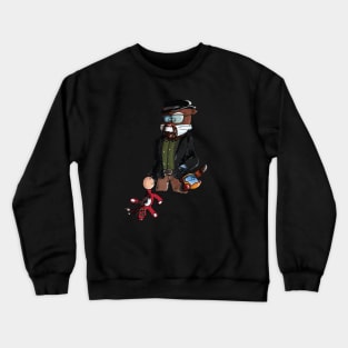 Breaking Cat Crewneck Sweatshirt